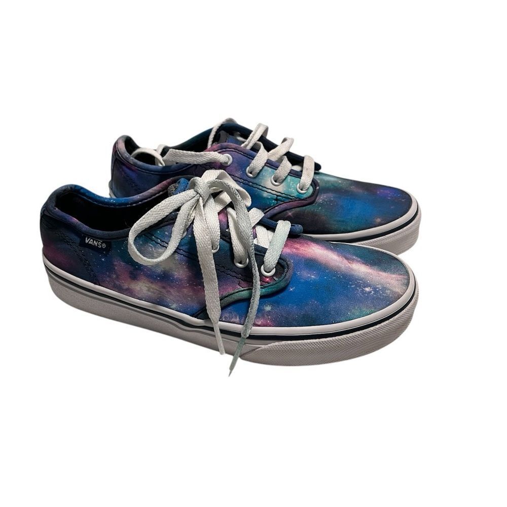 Vans Girl Missy Cosmic Galaxy Celestial Space Purple/Blue Size 3 EU 34